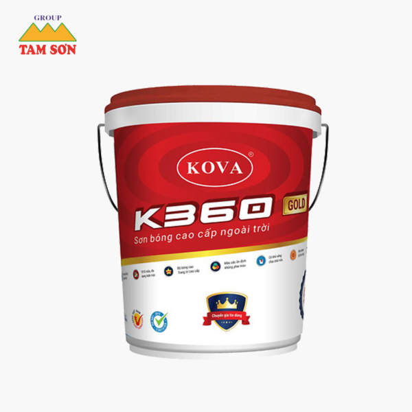 Kova K360 GOLD – Sơn bóng cao cấp ngoài trời - Tamsongroup.com
