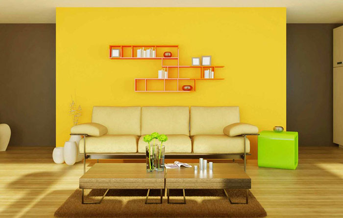 Cách phối sơn nhà màu Vàng đẹp & Ý nghĩa của màu vàng - Tamsongroup.com